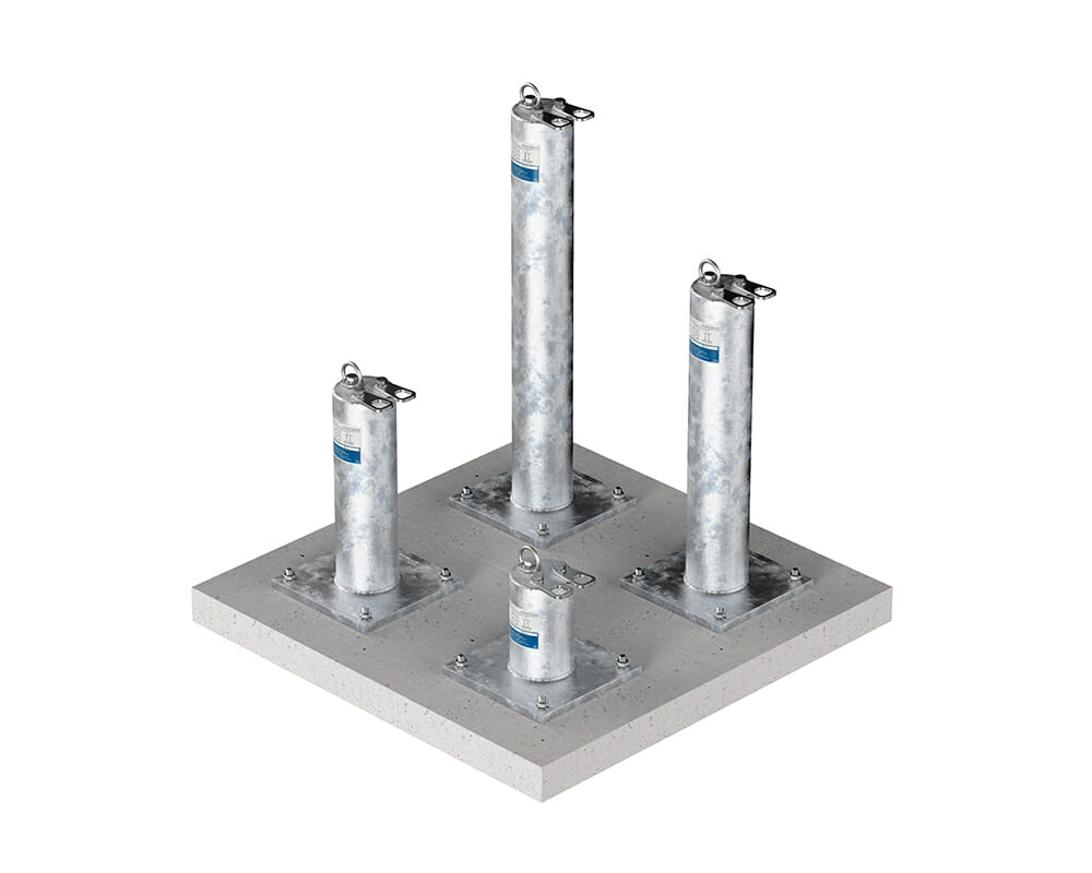 Free standing safety posts